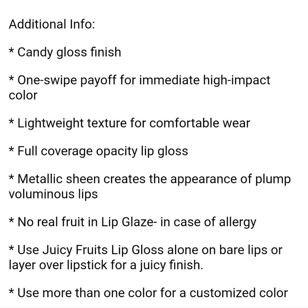 Too Faced too faced